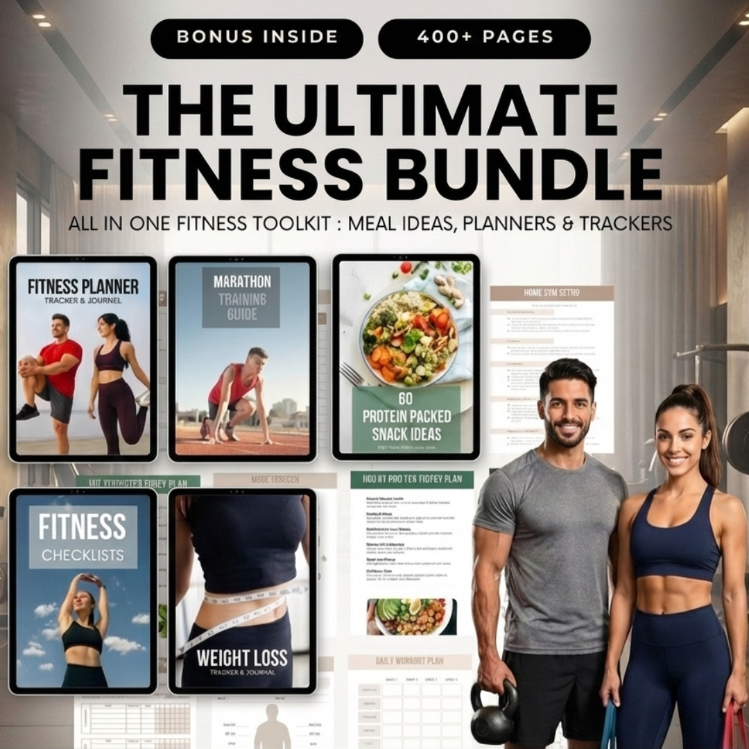 Ultimate Fitness Bundle: The Complete Guide for a Total Transformation (400+ Pages)